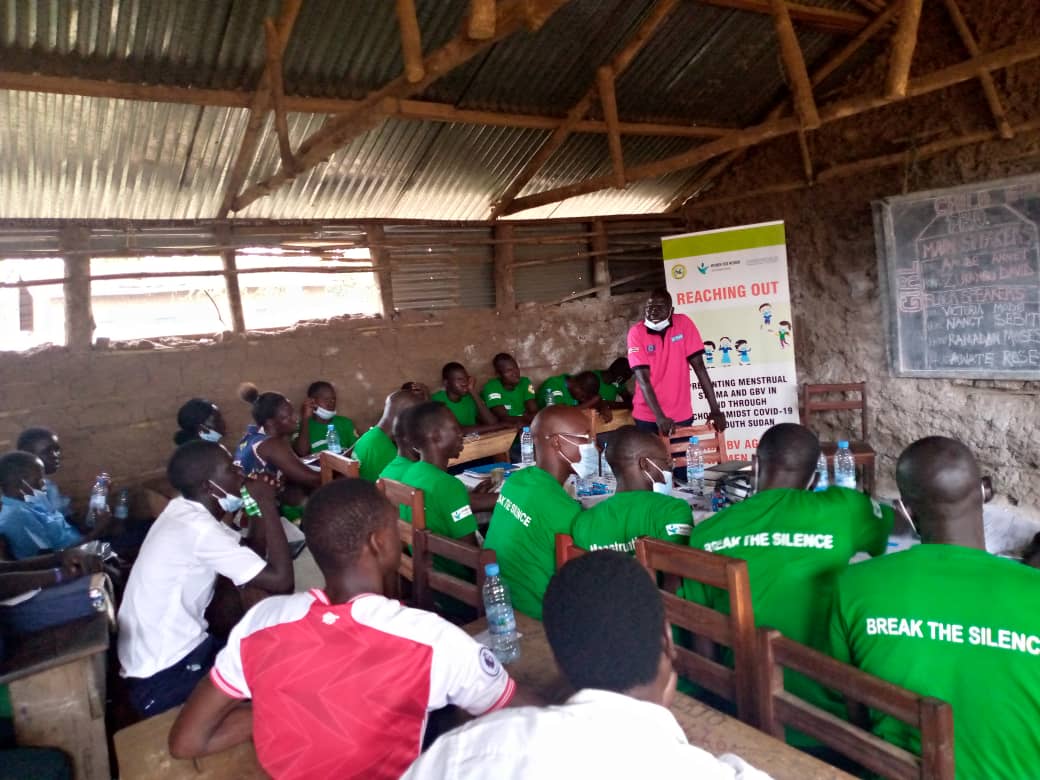 Meeting with our boss Migbiakumba Moses