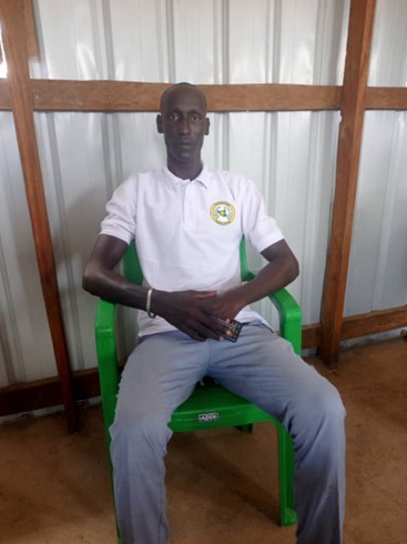 Caseworker at the Mayen Abun IDP camp