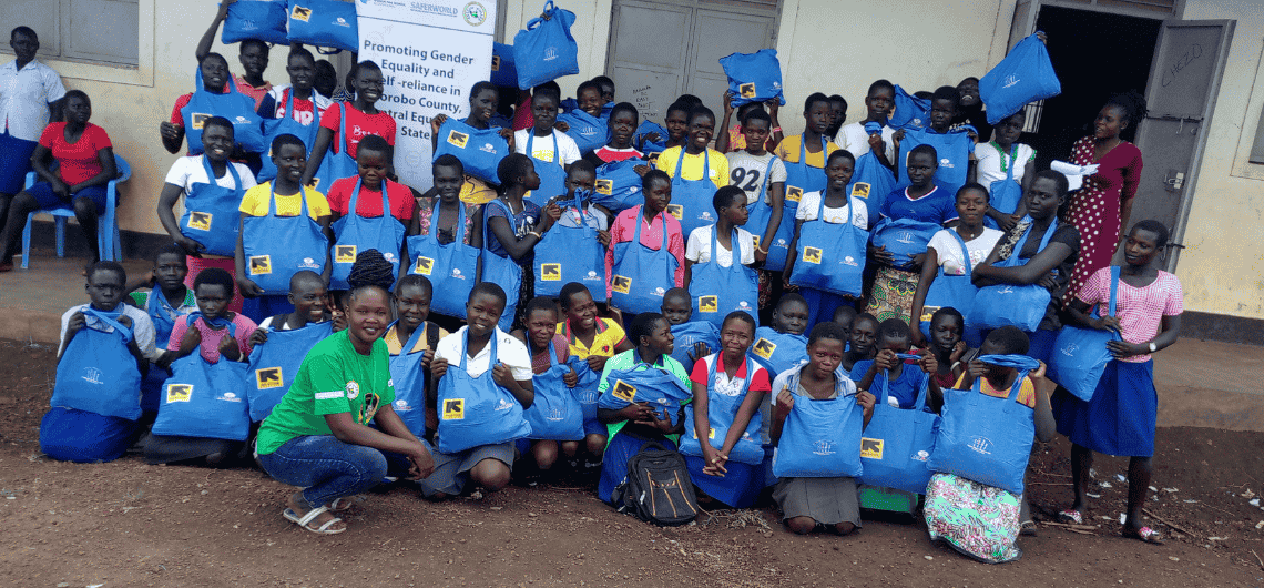 Dignity Kits Distribution at Mayen Abun